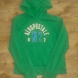 Aeropostale Vibrant Green NY Hoodie